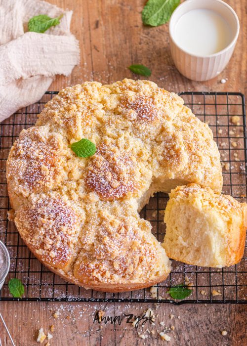 Placek drożdżowy z kruszonką